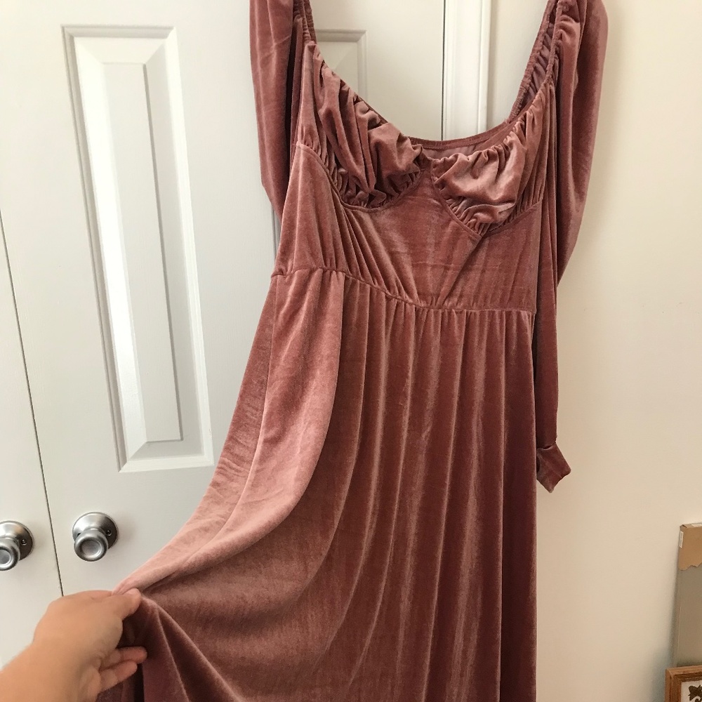 Velvet Bridesmaid Dress